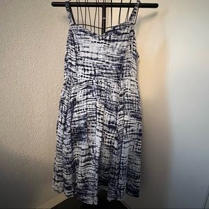 Torrid summer dress - blue tie-dyed